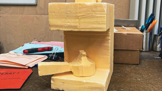 Der Prototyp der Zuriga Kaffemaschine