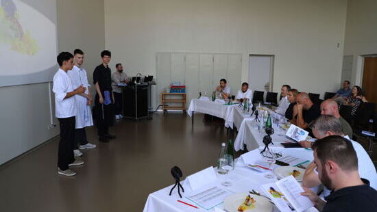 Despite the nerves, the apprentices rose to the occasion in front of a high-calibre jury