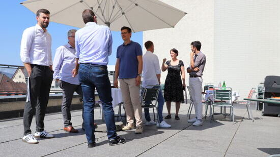 Besuch von der Schulleitung sowie von besonderen Gästen aus dem MBA